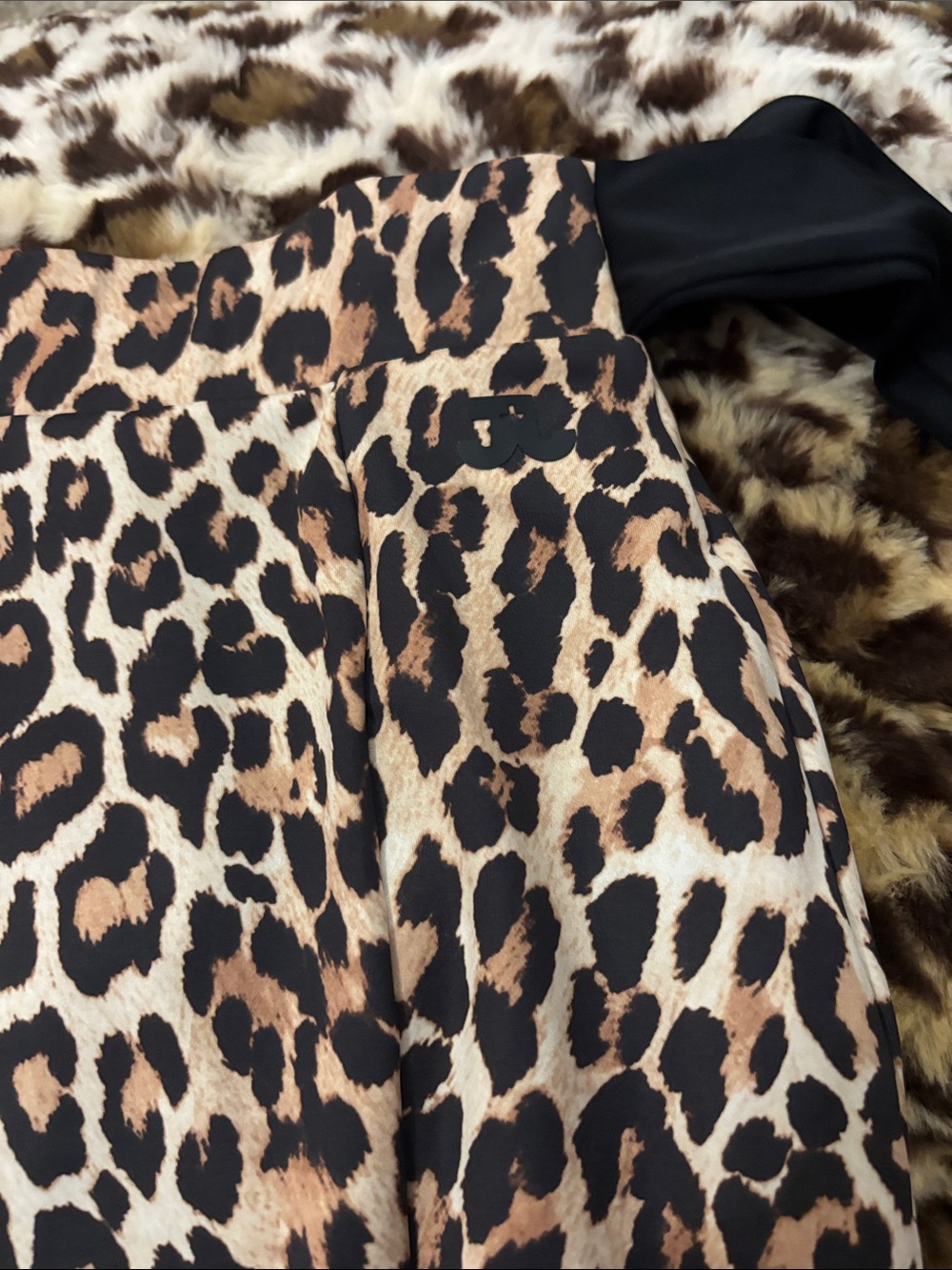 NWOT Jo+Jax X Jenna Johnson Cheetah Print Ballroom Dance Skirt AXXS - Picture 2 of 3